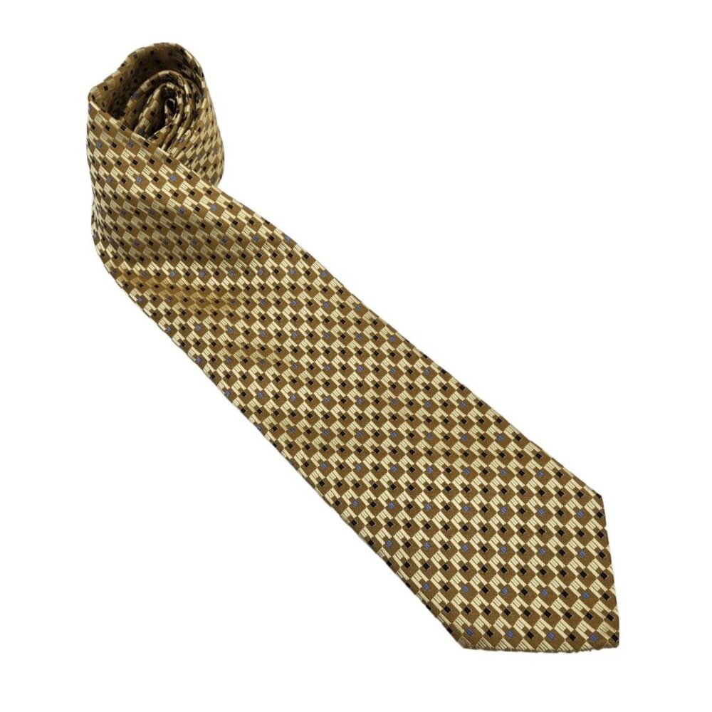 Colours by Alexander Julian Tie Mens Neck Tie Yellow Gold Classic Standard Size‎